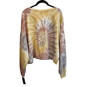 💥NWT💥 Project Social T Tie Dye Crop Sweatshirt Large